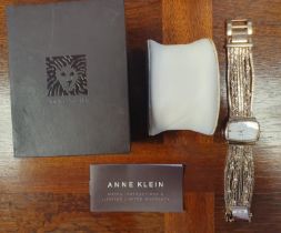 Anne Klein Designer Diamond Dial Ladies Wristwatch Watch - in good working order