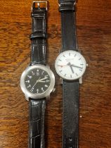 Pair of Swiss Wristwatches Watches inc Victorinox & Mondaine Glacier Express Watch