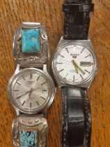 Pair of Seiko Japanese Wristwatches Watch