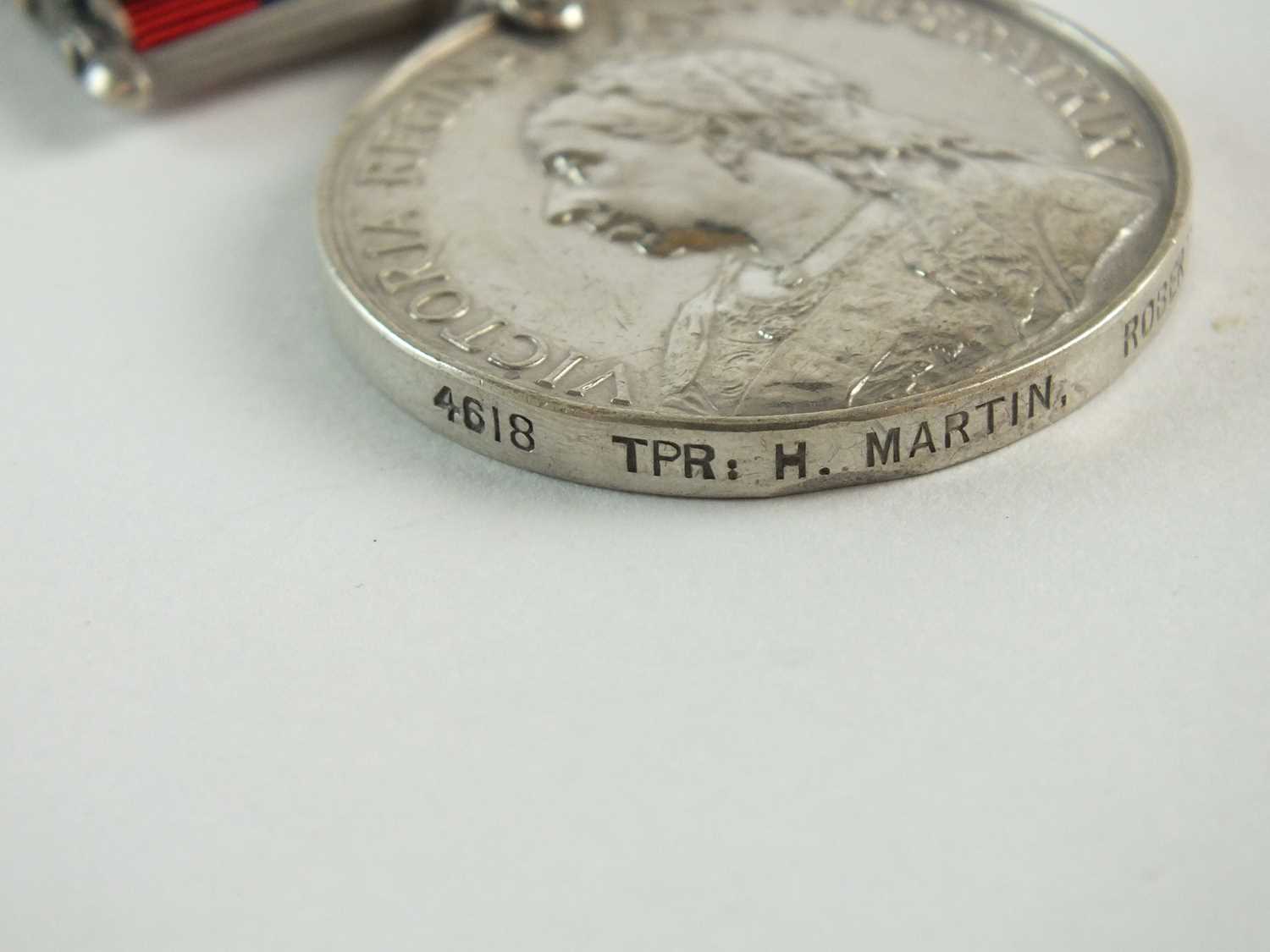Pair of Boer War medals to Tpr H. Martin - Image 3 of 6