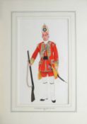 Colonel Philip Henry Smitherman (British, 1910-1982) Two regimental watercolours