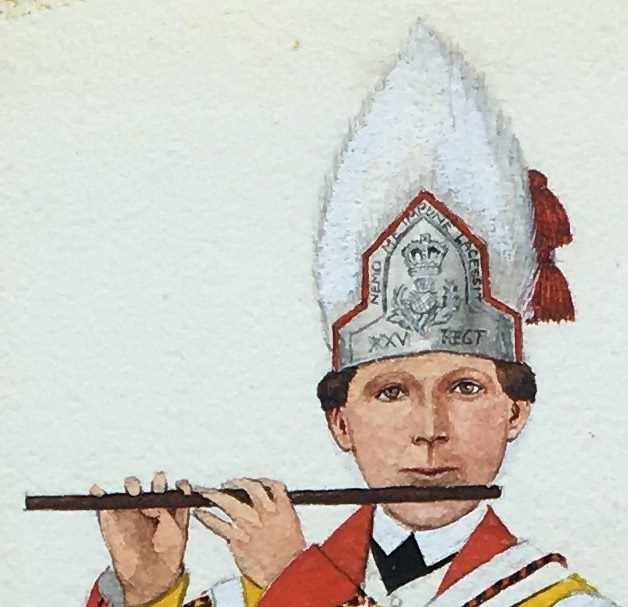 Pair of Philip Henry Smitherman Scottish Regimental watercolours - Image 3 of 20