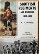 Three books by A.H Bowling on British military uniform, comprising Scottish Regimental Uniform