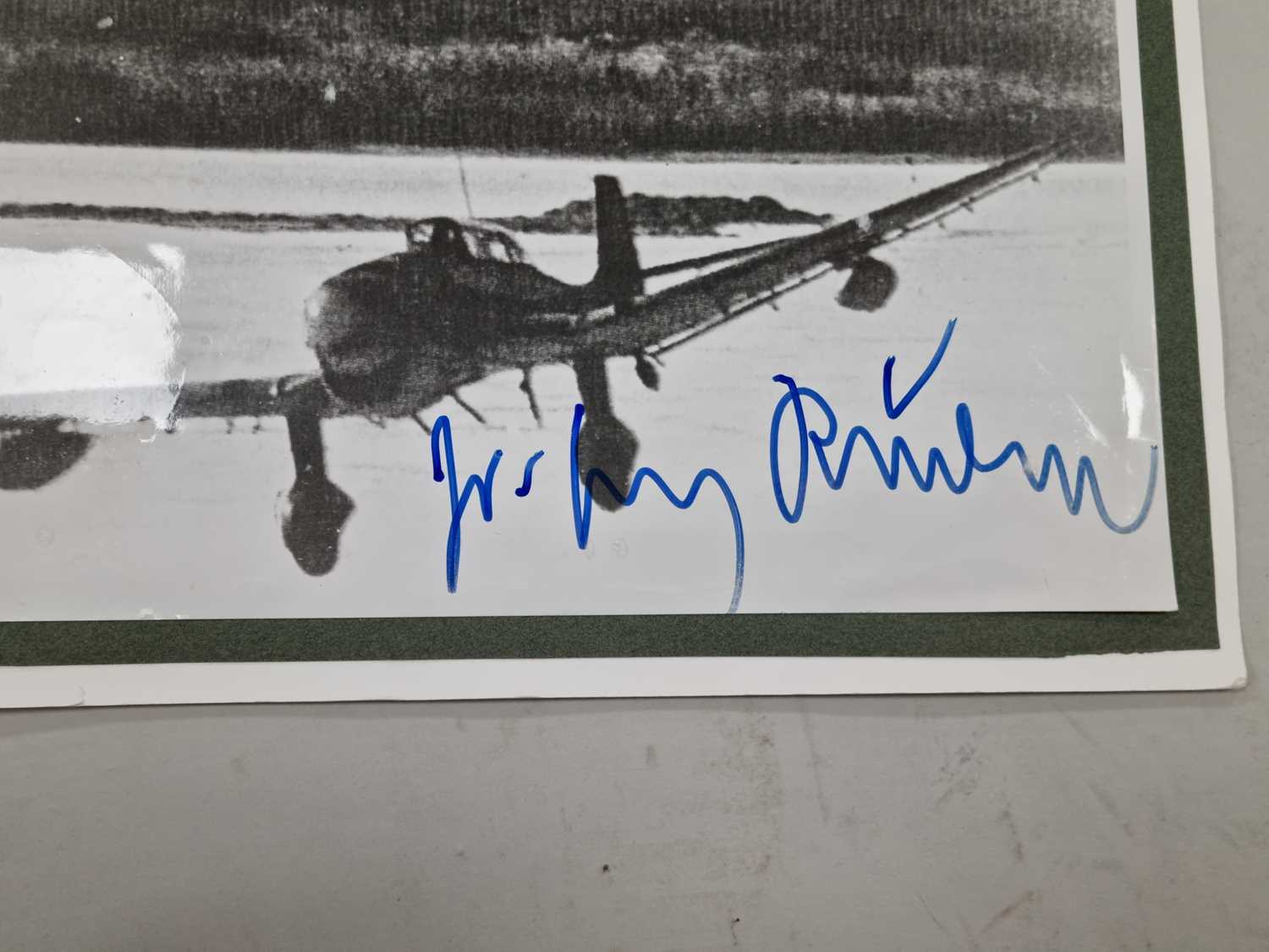 Germany, Third Reich. Luftwaffe. Nine signed large format photographs. - Image 8 of 8