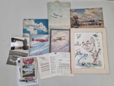 Harry Tremelling (Supermarine Aircraft) - Collection of letters, prints, ephemera and books