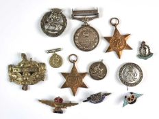 An assorted collection of medals and badges to include General Service Medal 1962-2007 awarded to "