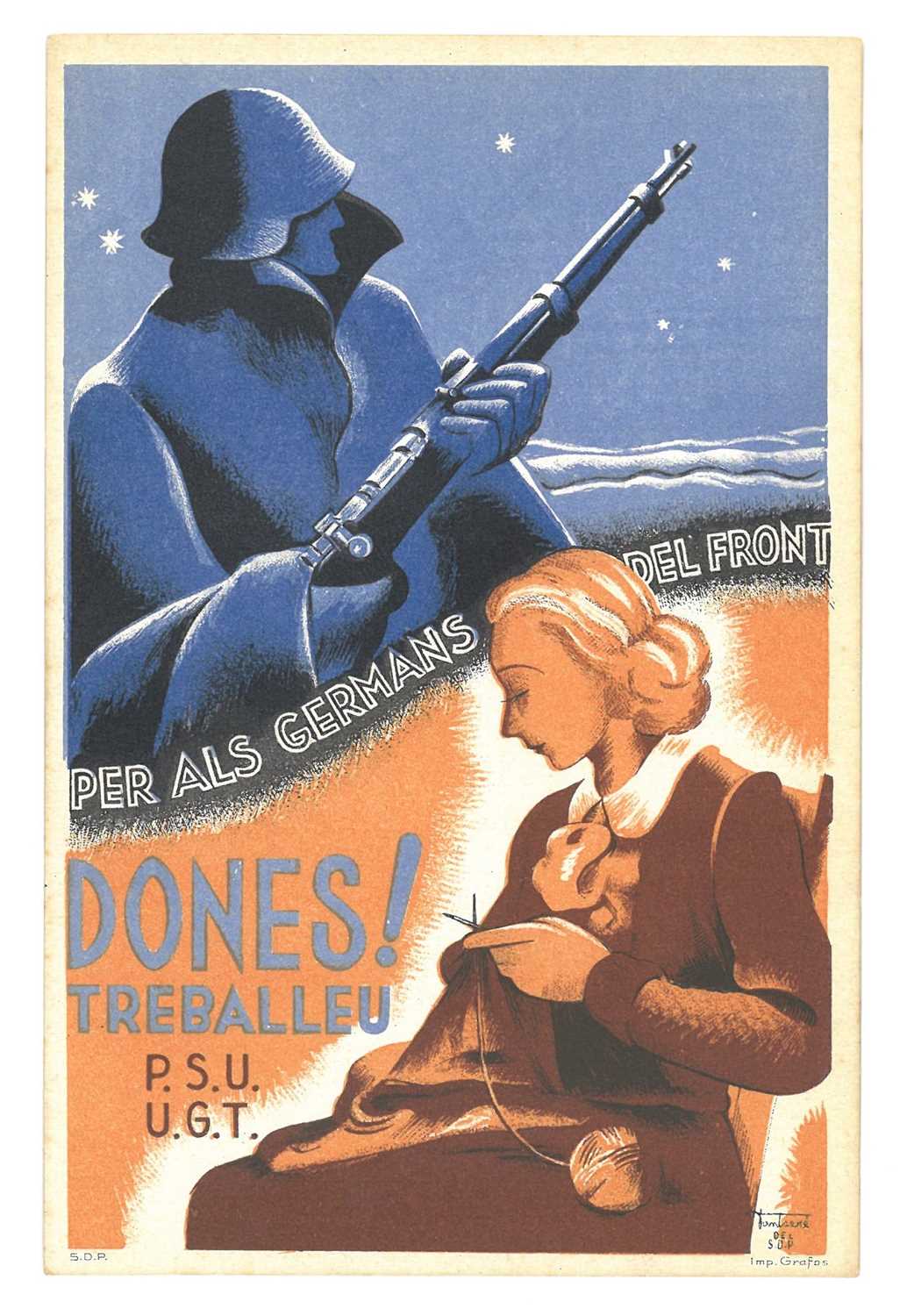 A set of Spanish Civil War postcards - Image 5 of 25