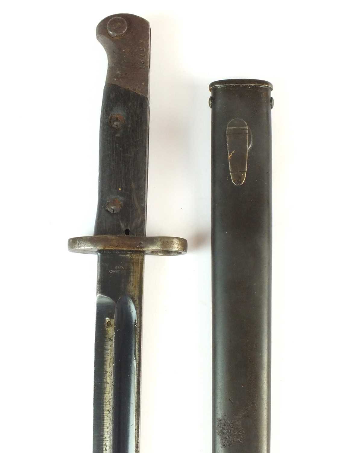 Spanish M1969 CETME Bayonet / Portuguese M1904 Bayonet and scabbard - Image 6 of 9