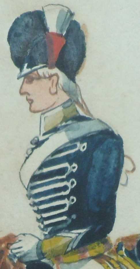 English School, 10th Hussars watercolours - Image 21 of 25