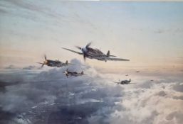 Flight of Eagles print by Robert Taylor, signed by General Adolf Galland