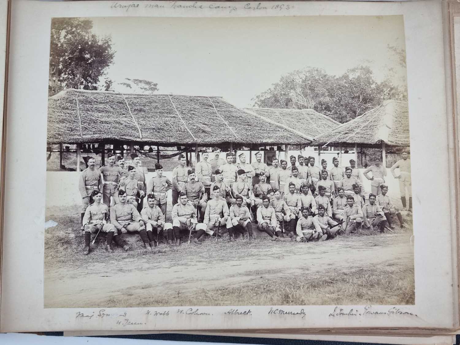 Ceylon (Sri Lanka) Interest - Photograph and watercolour album - Image 11 of 26