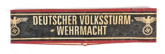 WW2 German Deutscher Volkssturm Wehrmacht armband