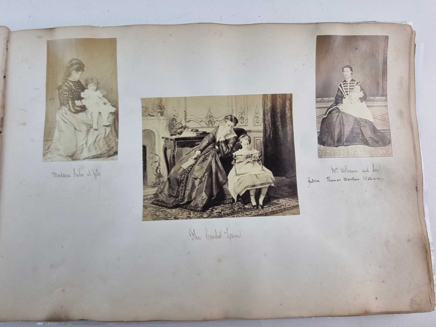 Royal Navy photograph portrait album, circa 1860-70 - Image 11 of 45