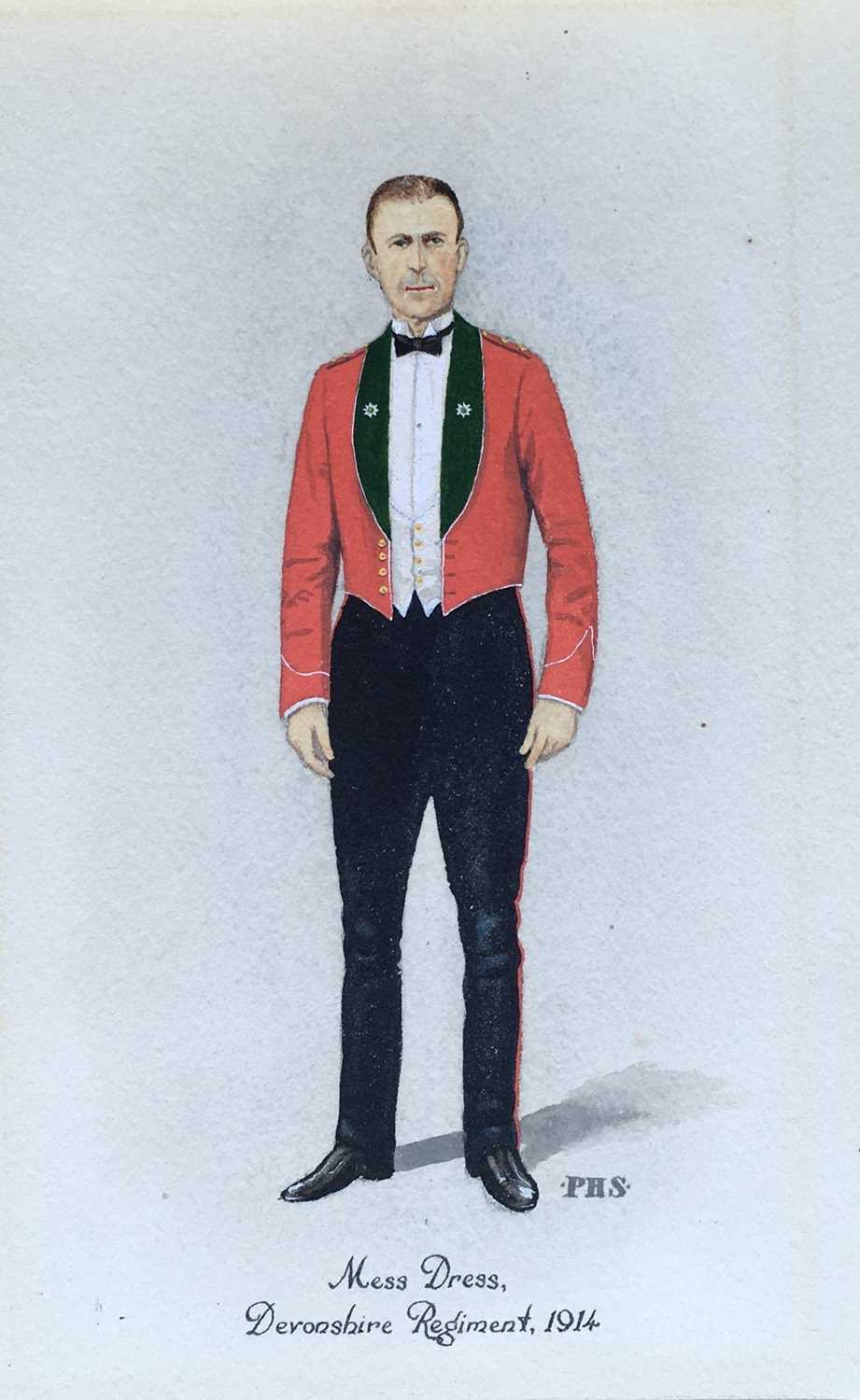 Colonel Philip Henry Smitherman (British, 1910-82) Two Devonshire Regiment watercolours - Image 20 of 23