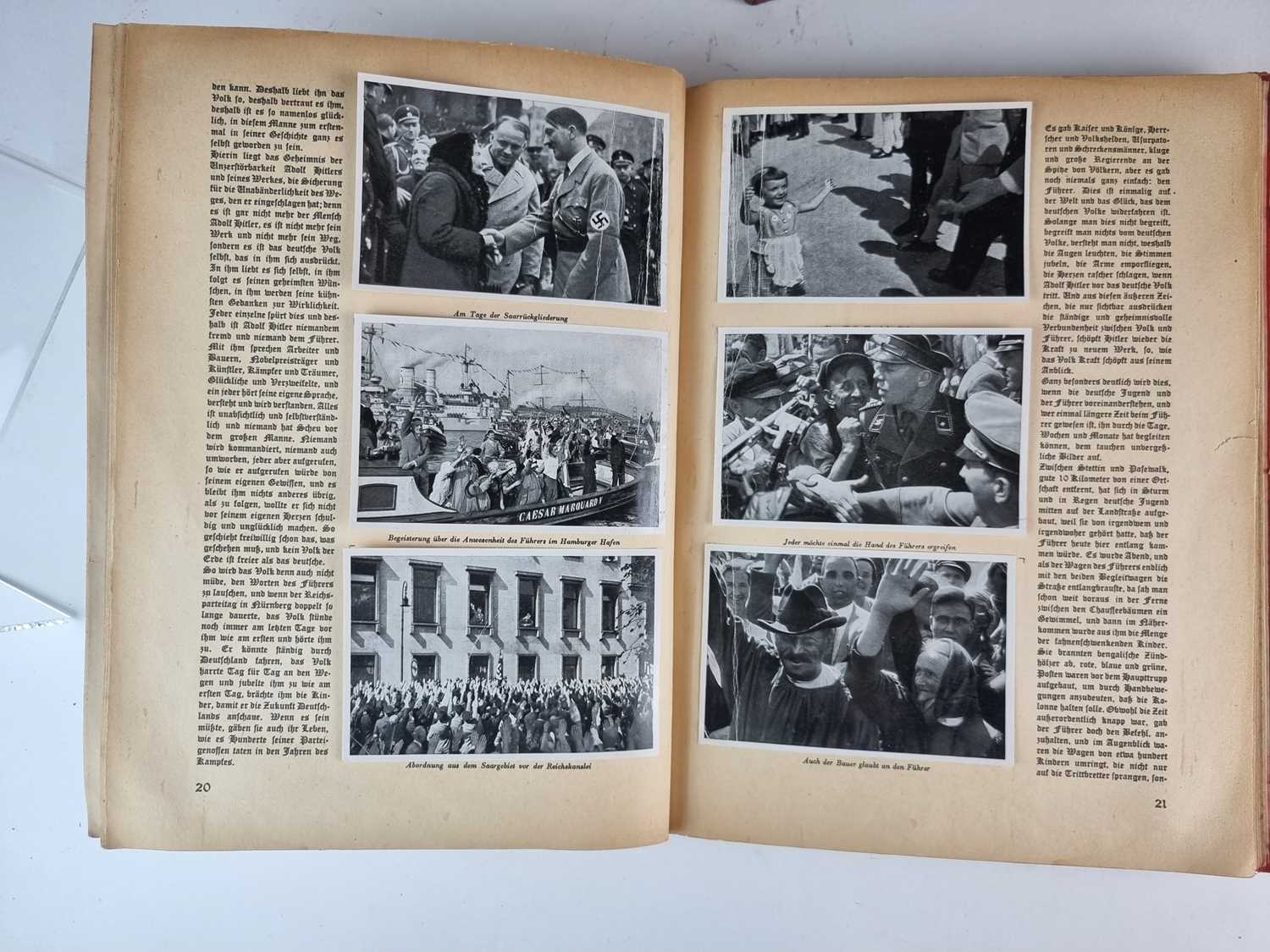 WW2 Engineer Battalion 21st Army group photo album and an Adolf Hitler picture card book - Image 13 of 13