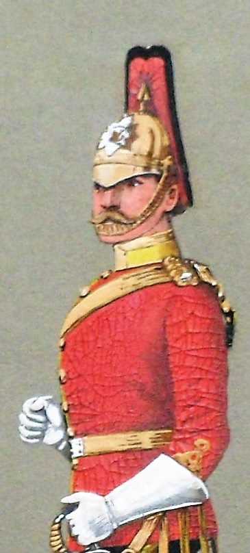 Four military portraits of Dragoons Officers, including three attributed to Richard Simkin - Image 3 of 46