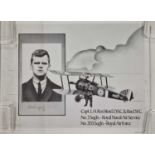 Five prints after Rich J. Bryant, signed by WW1 Flying Ace Leonard Rochford