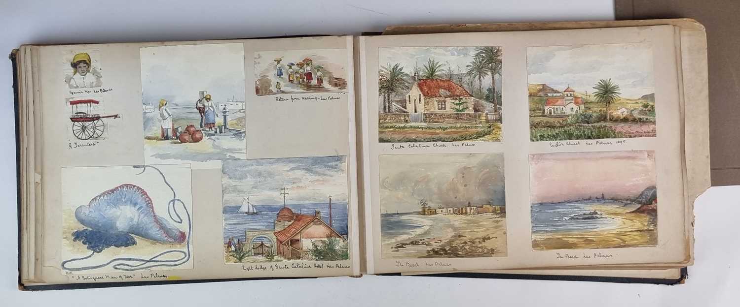 Ceylon (Sri Lanka) Interest - Photograph and watercolour album - Image 16 of 26