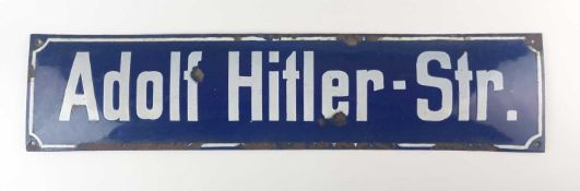 German Third Reich enamel street sign