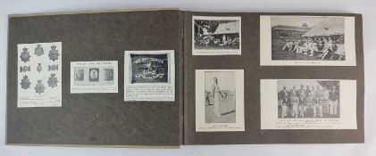 Queen's Own Royal West Kent Regiment - Album of illustrated press cuttings.