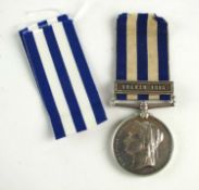 Egypt and Sudan 1882 medal with 1 clasp, Suakin 1885