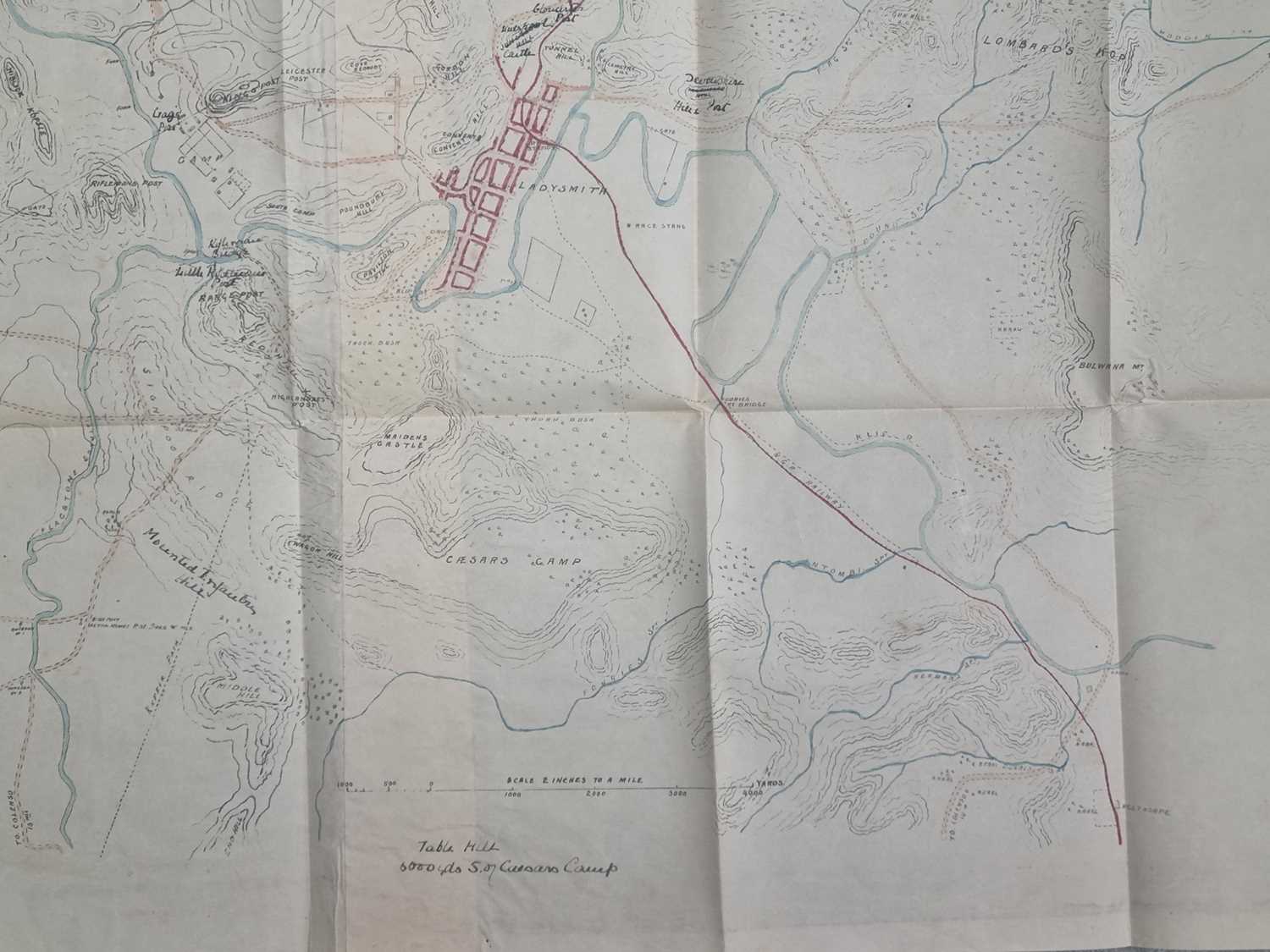 Second Boer War. Rare map of Ladysmith and a group of newspapers and illustrations. - Image 4 of 18