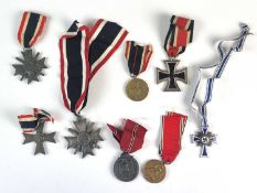 A group of Third Reich German awards