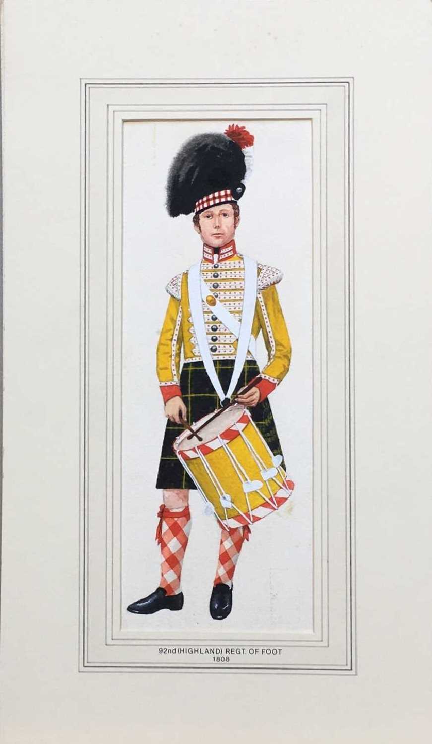 Pair of Philip Henry Smitherman Scottish Regimental watercolours - Image 11 of 20