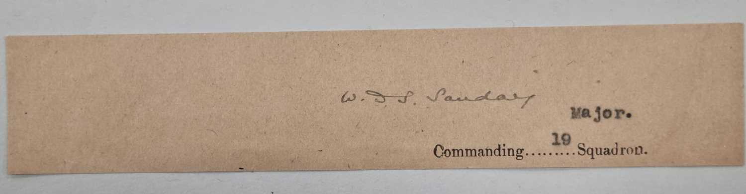 Flying Aces - Royal Flying Corps and Royal Air Force - WW1 autographs - Image 2 of 6