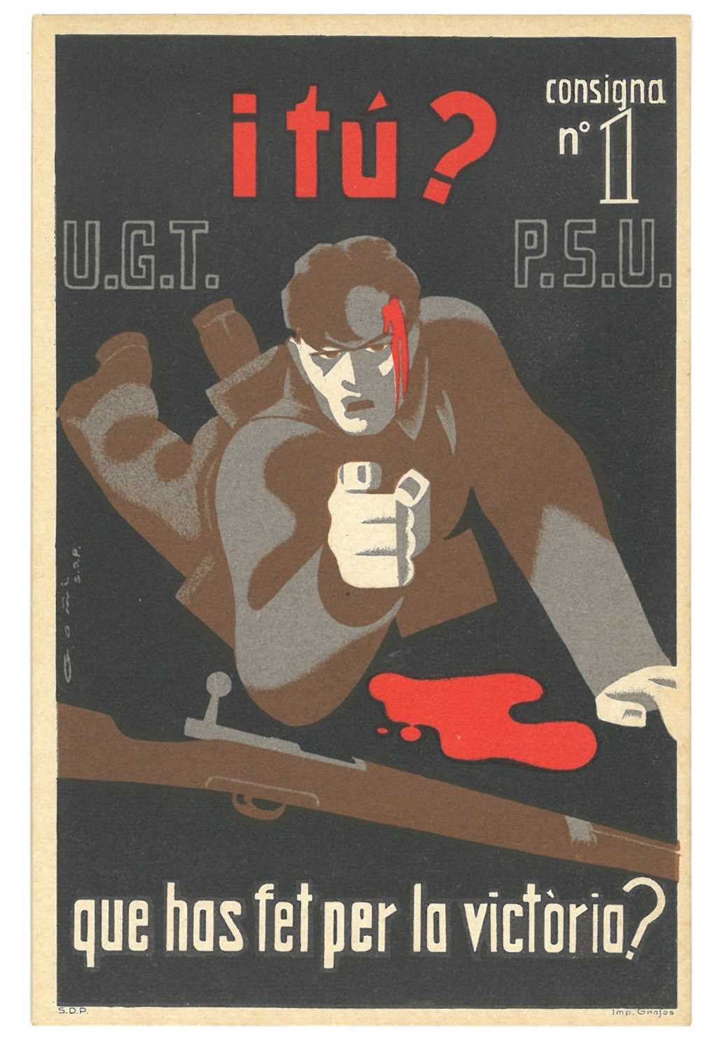 A set of Spanish Civil War postcards - Image 25 of 25