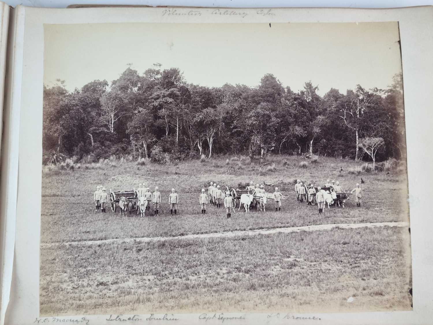 Ceylon (Sri Lanka) Interest - Photograph and watercolour album - Image 3 of 26