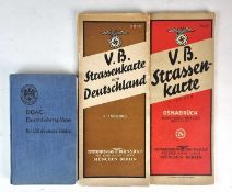 German maps, 1930s/early 1940s