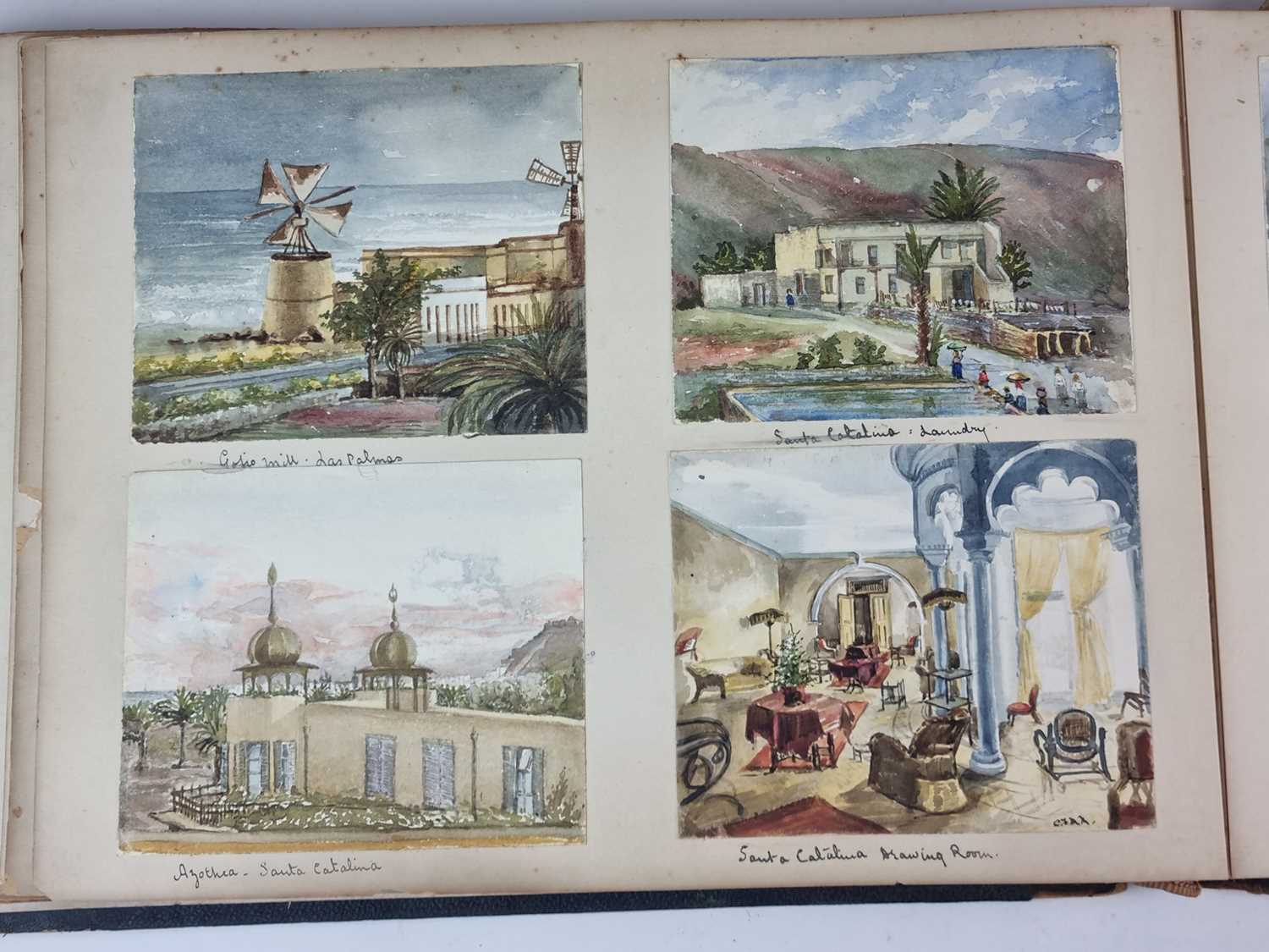 Ceylon (Sri Lanka) Interest - Photograph and watercolour album - Image 19 of 26