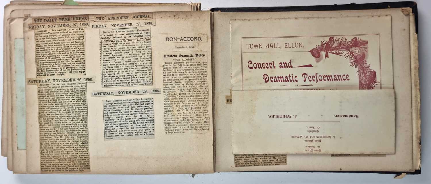 THEATRE INTEREST -Military-related newspaper clippings, theatre and military concert programs. - Image 22 of 36