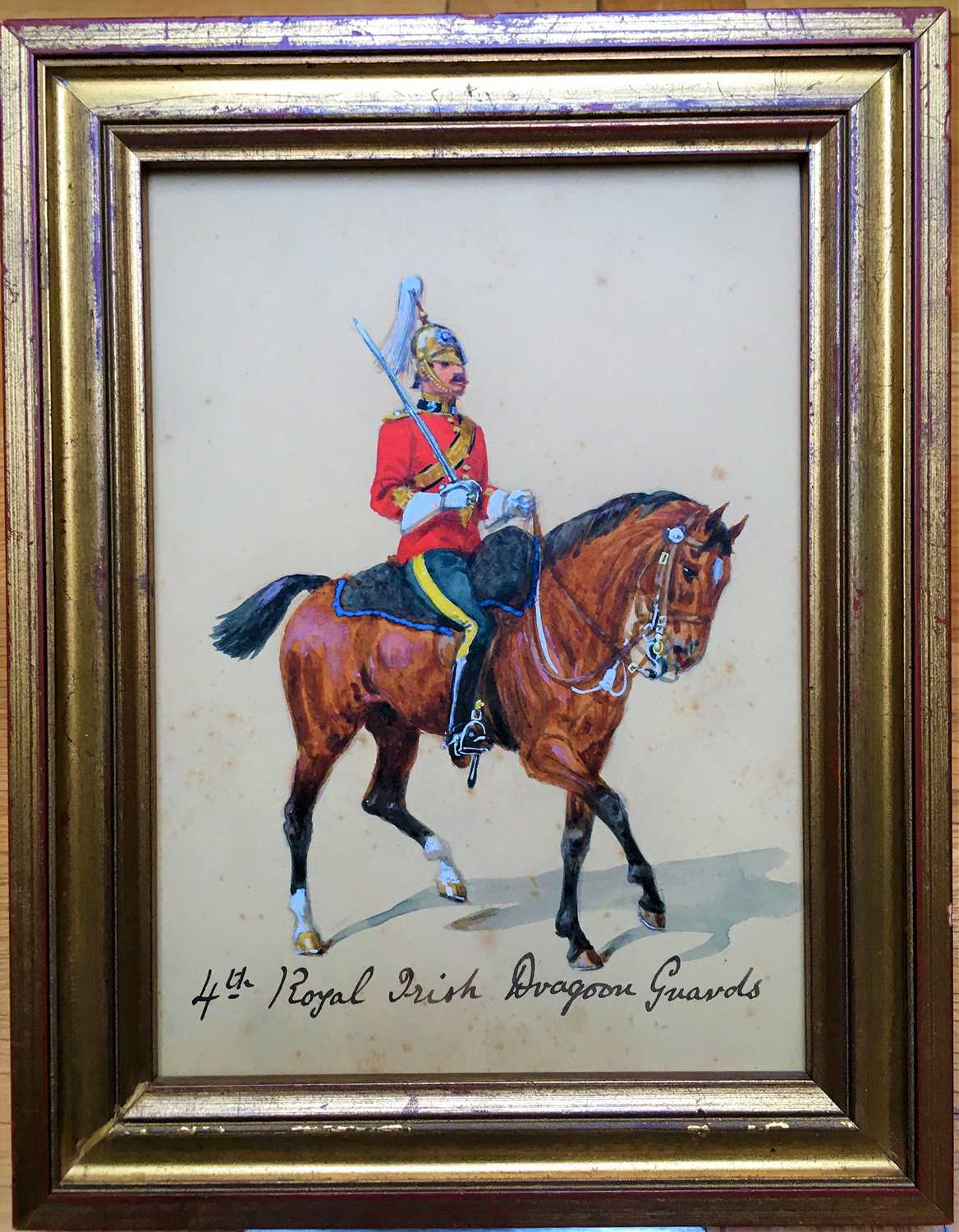 Four military portraits of Dragoons Officers, including three attributed to Richard Simkin - Image 37 of 46