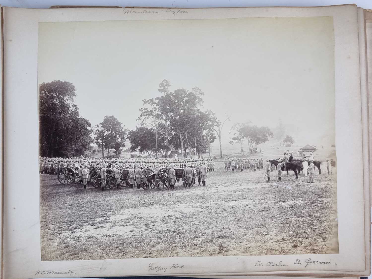 Ceylon (Sri Lanka) Interest - Photograph and watercolour album - Image 4 of 26