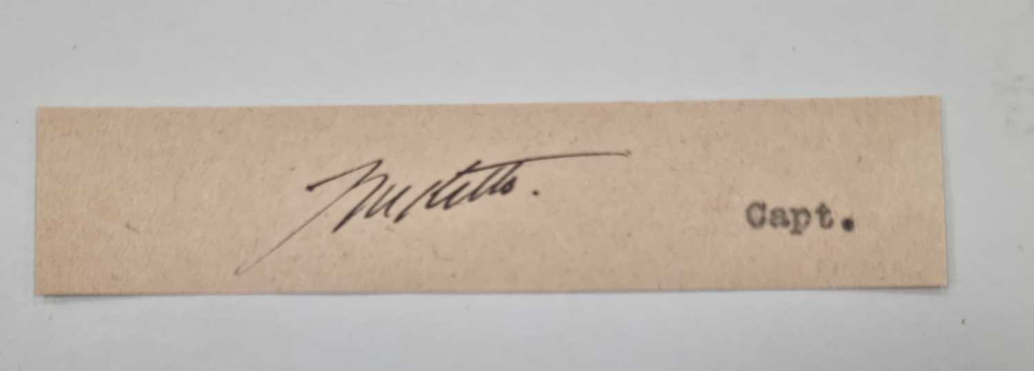 Flying Aces - Royal Flying Corps and Royal Air Force - WW1 autographs - Image 3 of 6