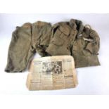 WW1 child's uniform for a Staff Sergeant of the RAMC, with photograph