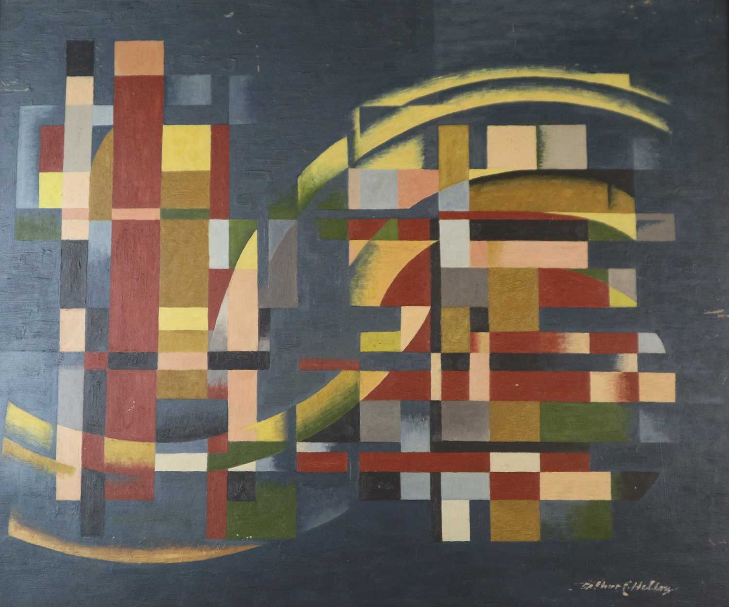 Arthur Cyril Hilton (British 1897-1960) Blocks 15, Geometric Abstract - Image 4 of 5