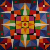 Raymond Bonneel (Belgian 20th Century) Geometric Pattern