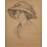 Dora Crockett - Countess Dora Florence Lewenhaupt (1889-1953) Portrait of a Woman