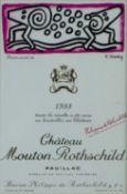 Keith Haring (1958-1990) Château Mouton Rothschild