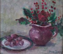 Prue Sapp (1928-2013) Still Life with Grapes