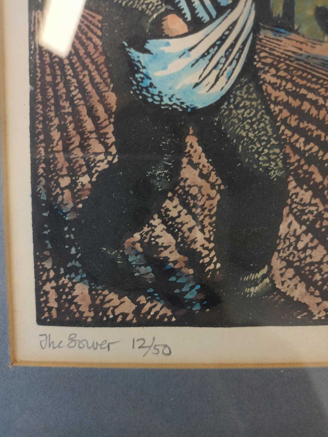 John Petts (1914-1991) The Sower - Image 5 of 6