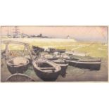 John Edgar Platt (1886-1967) Pilchard Boats, Cornwall