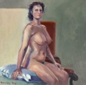 Beverley Fry (b.1948) Seated Nude