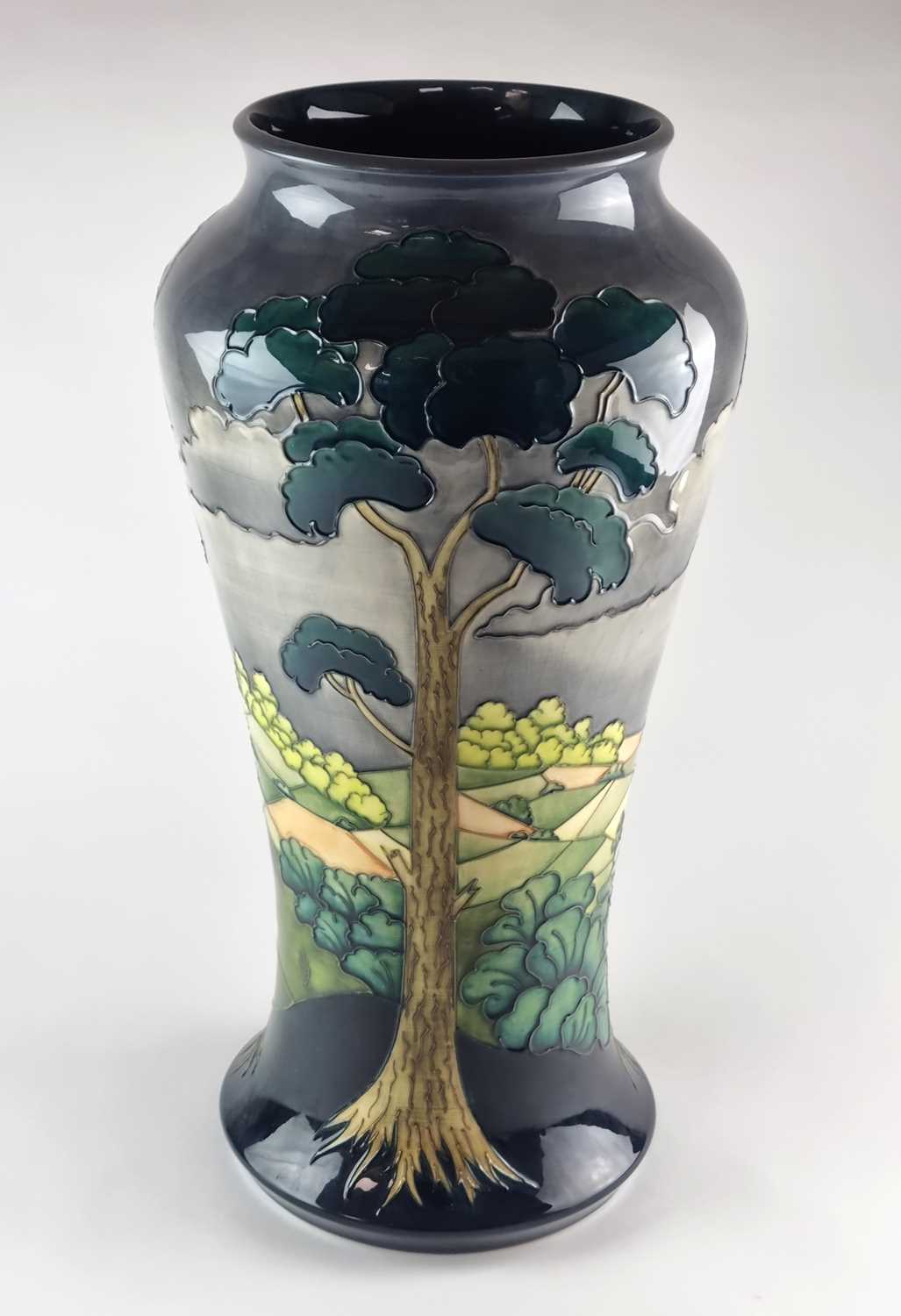 Large Walter Moorcroft 'After the Storm' limited edition vase