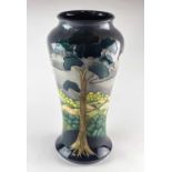 Large Walter Moorcroft 'After the Storm' limited edition vase