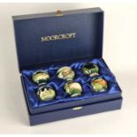 Moorcroft Farmyard Animal egg cup set