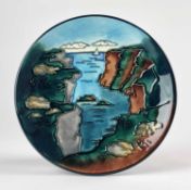 Small Moorcroft 'Rock of Ages' plate